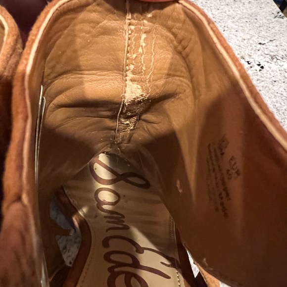 Sam Edelman Elaine Leather Fringe Stocky heel bootie size 10. - Picture 10 of 11